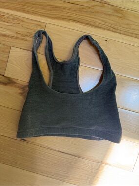 Soma Olive Green Racerback Seamless Sports Bra